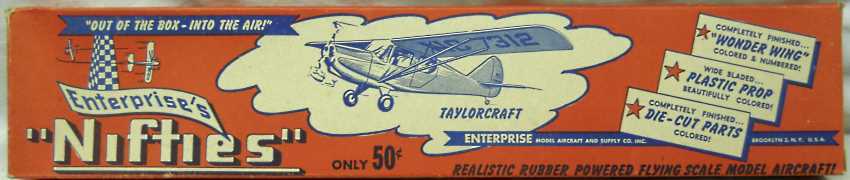 Enterprise Taylorcraft Nifties - Flying Aircraft, N-2 plastic model kit